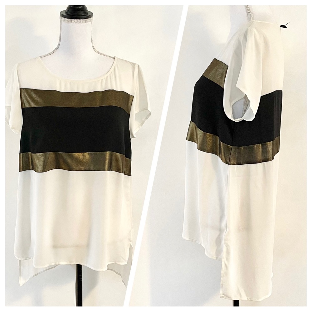 NWT Express Women’s Hi-lo Short Sleeve Tunic Short Sleeve Tunic